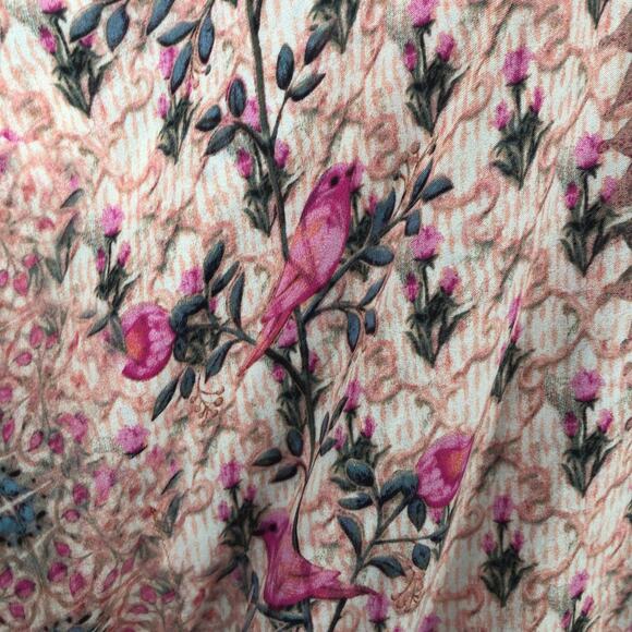 Tolani Women's Size Medium 100% Modal Floral/Bird Top - Picture 3 of 9